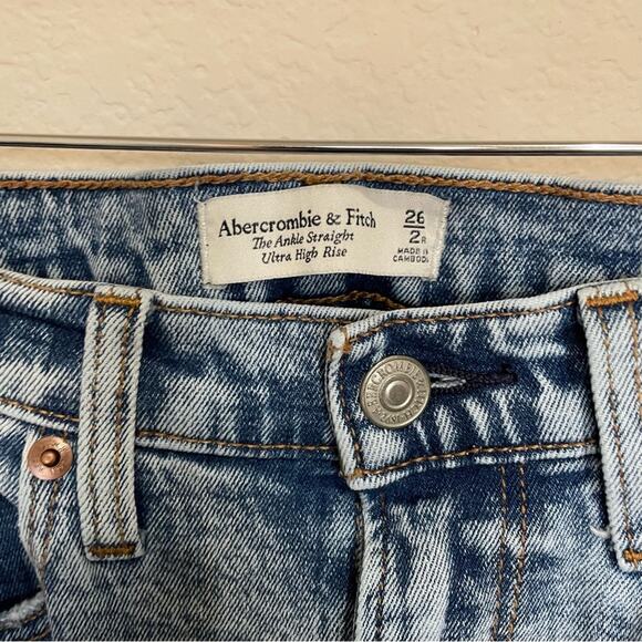 Abercrombie & Fitch Jeans Ankle Straight Ultra High - Picture 3 of 4